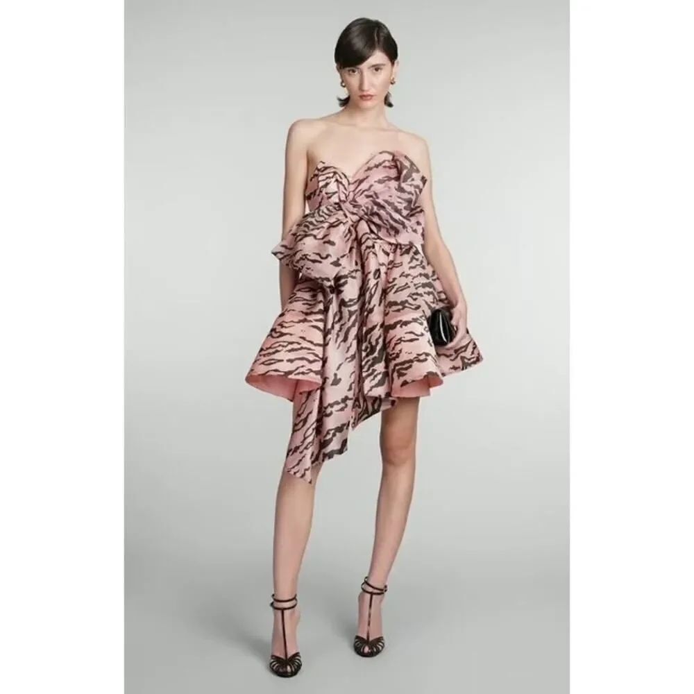 Zimmermann Matchmaker bow mini dress pink tiger Zimmermann 4 (US12)
